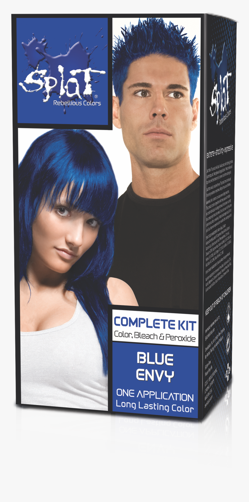 Best Hairstyles, Looks, Trends, 2018, 2019, - Blue Splat Hair Color, HD Png Download, Free Download