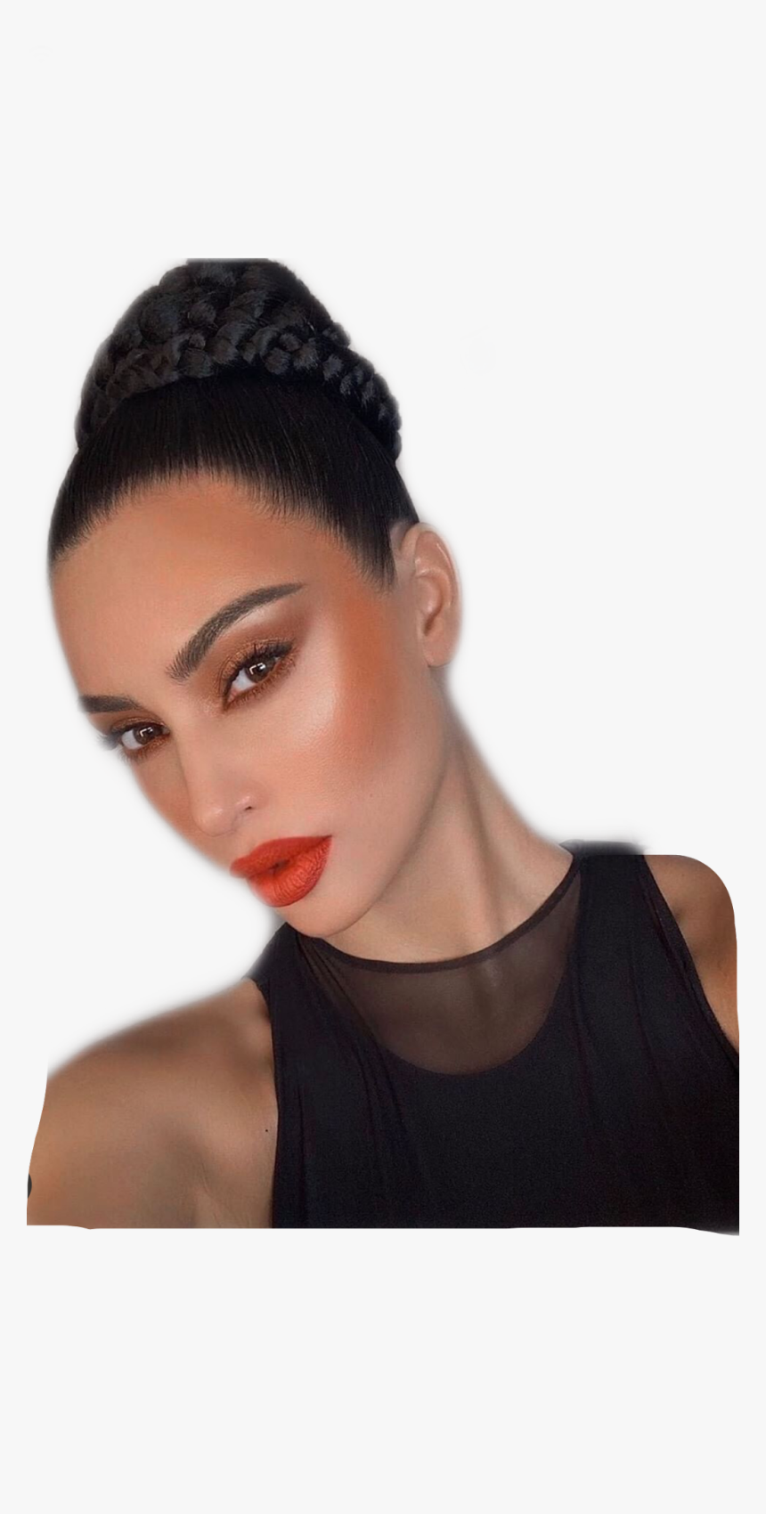 #kimkardashian #kim #kardashian #kardashians #kkw #kkwbeauty - Kim Kardashian Fall Makeup Looks 2019, HD Png Download, Free Download