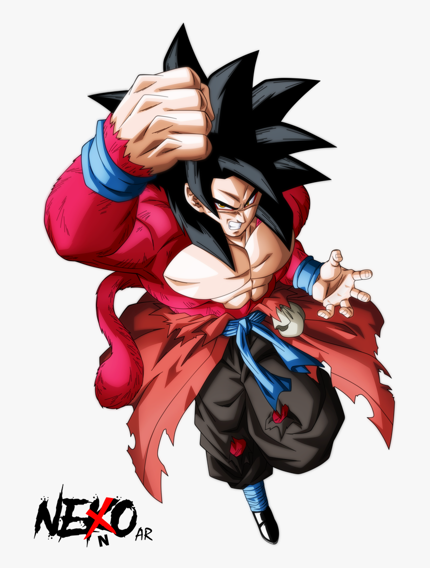 Super Saiyan Xeno Goku - Super Saiyan 4 Xeno, HD Png Download, Free Download