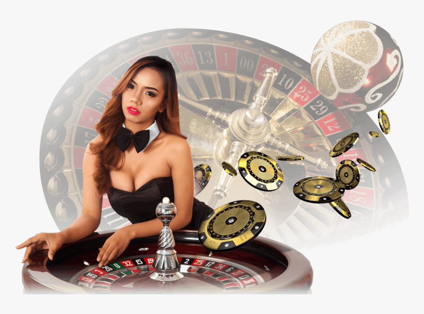 Casino Girl Black Dress Png - Casino Roulette Girl Png, Transparent Png -  kindpng