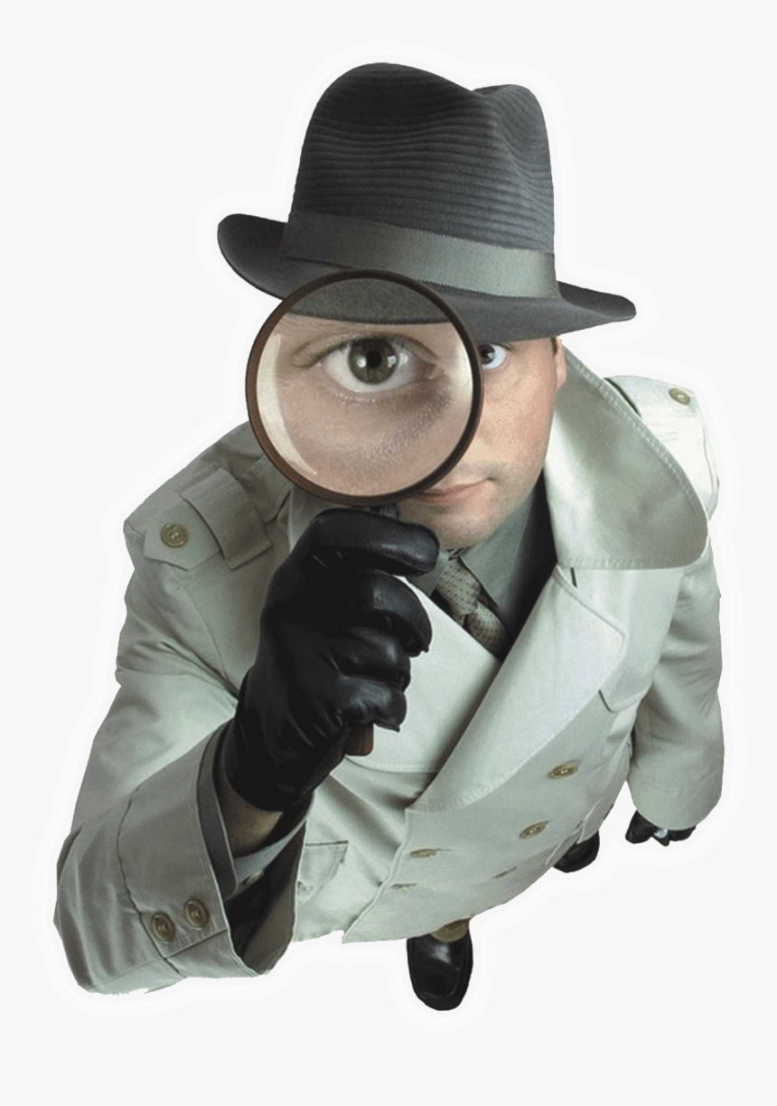Man With Magnifying Glass, HD Png Download, Free Download