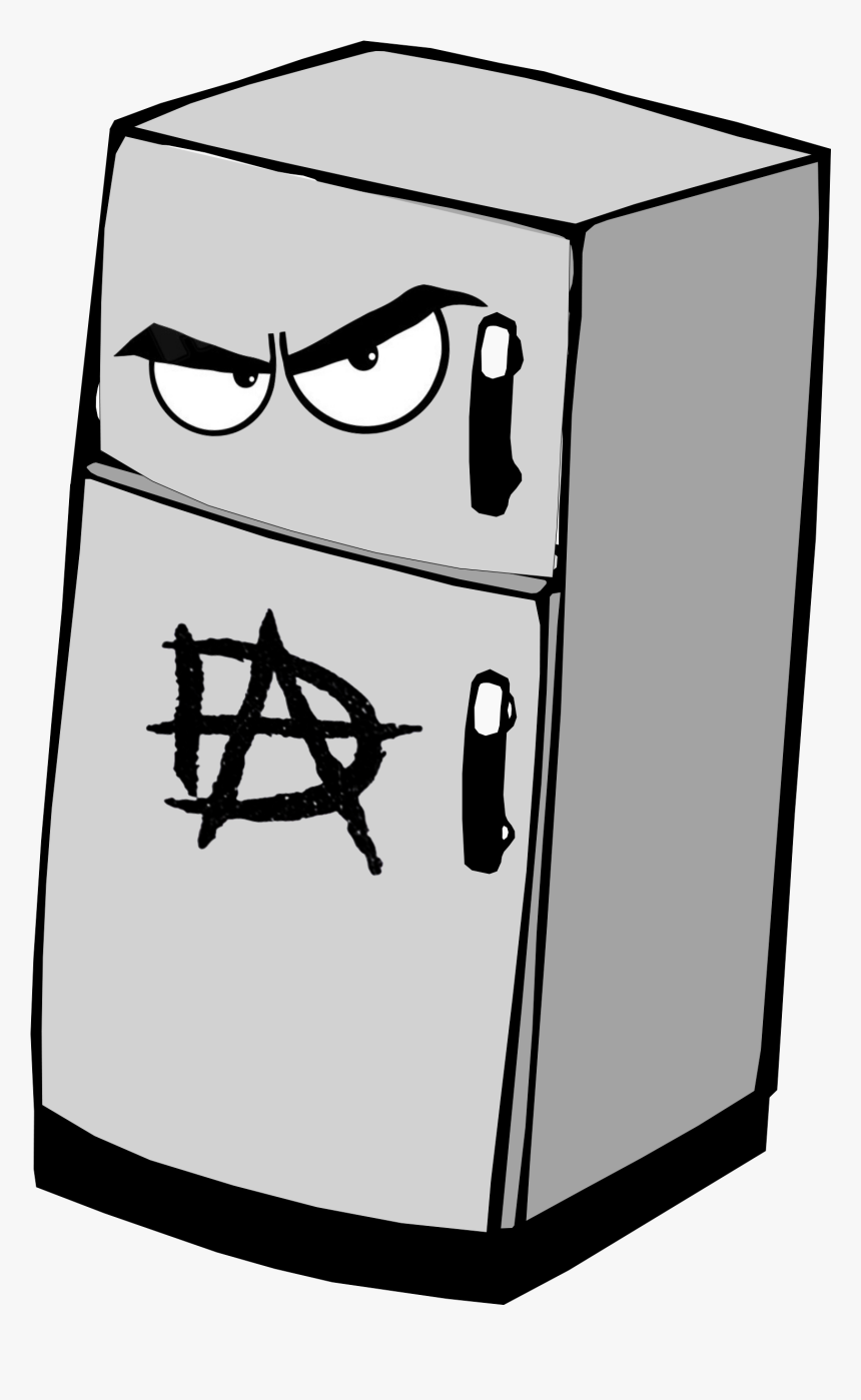 The Lunatic Fridge - Refrigerator Clipart, HD Png Download, Free Download