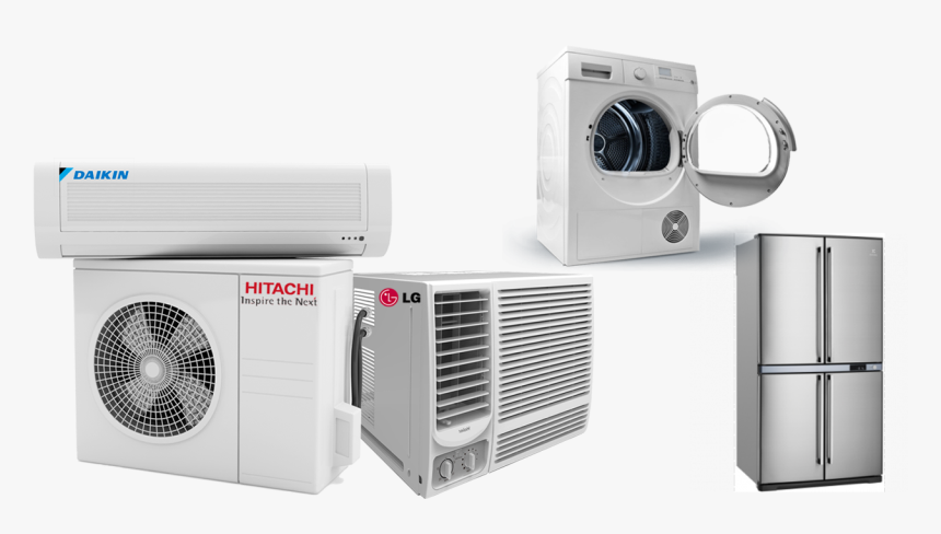 Ac Fridge Washing Machine Png, Transparent Png , Png - Ac Images Hd Png, Png Download, Free Download