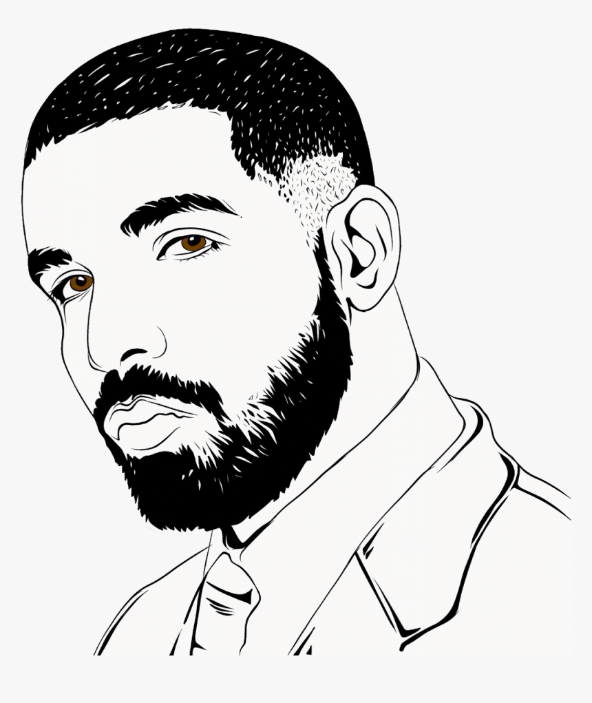 #drake #freetoedit - Drake Outline, HD Png Download, Free Download