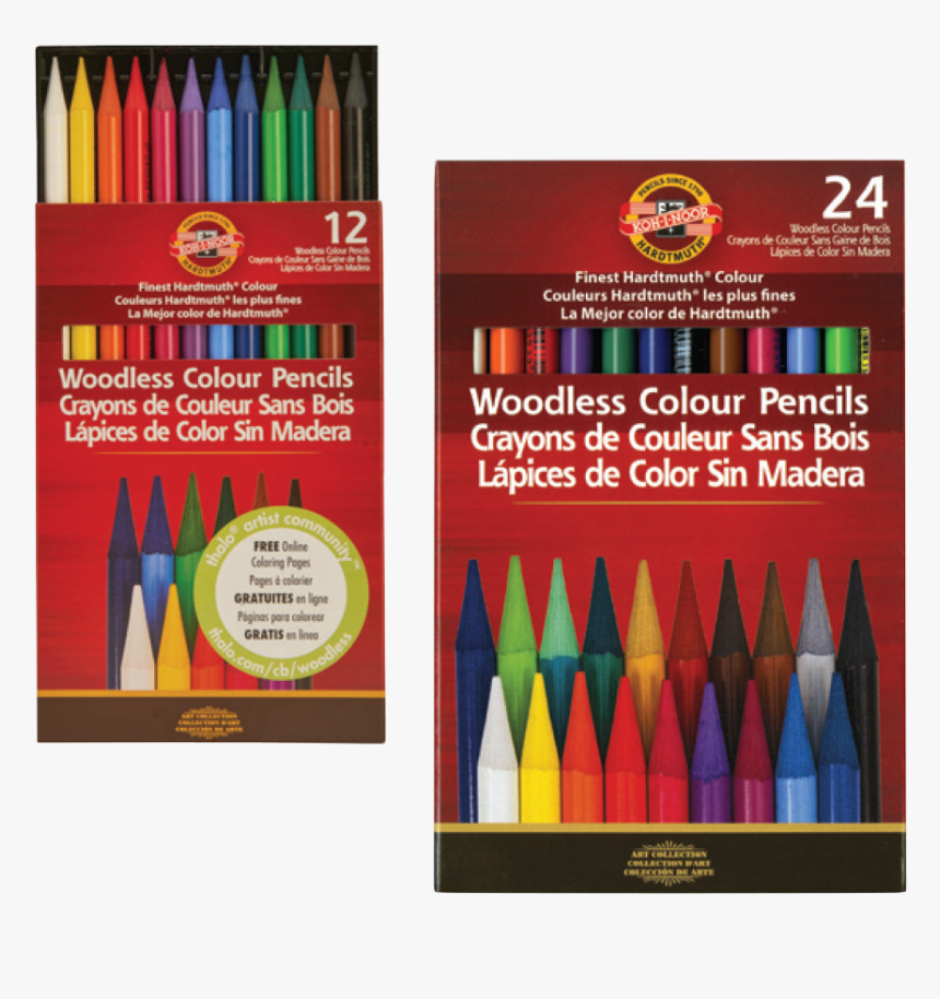 Koh I Noor Woodless Color Pencil Sets - Pencil, HD Png Download, Free Download