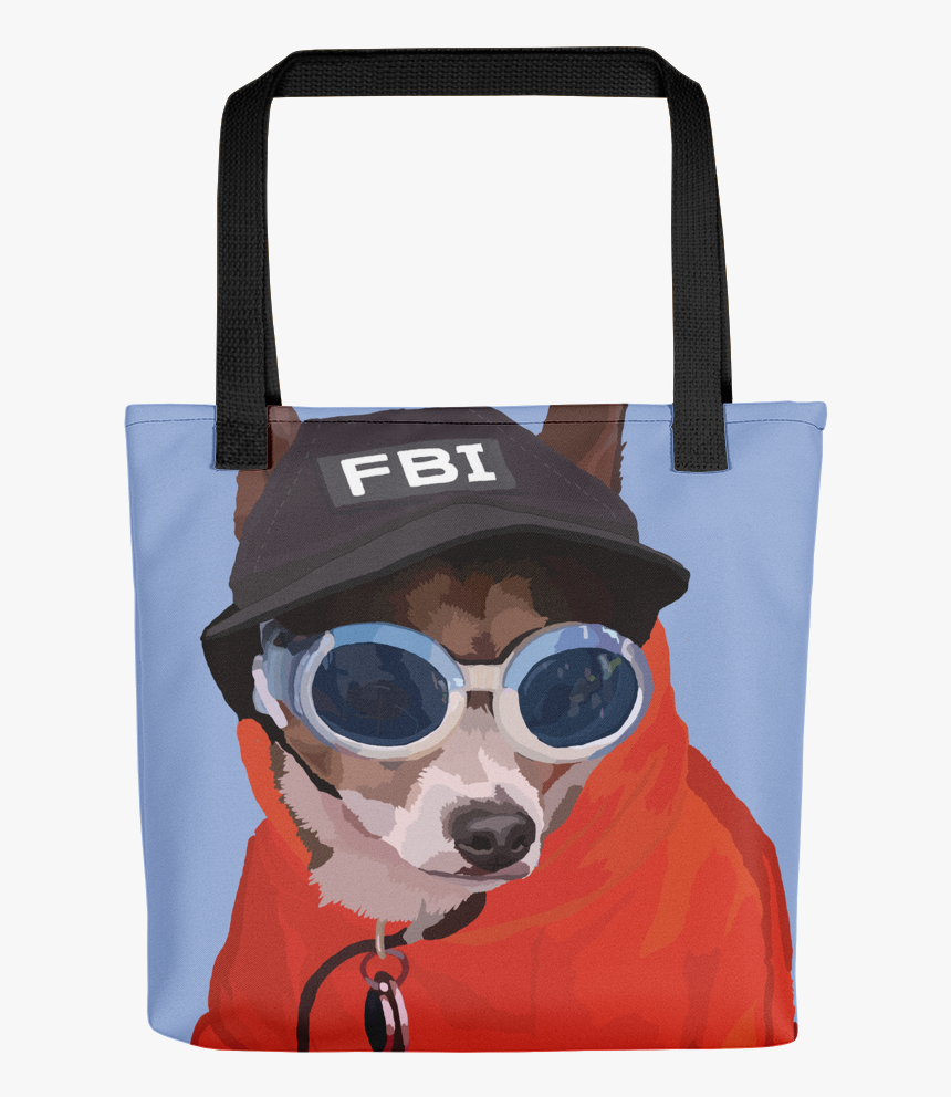Peabody The Fbi Chihuahua Short Hair - Pink Tote Bag, HD Png Download, Free Download