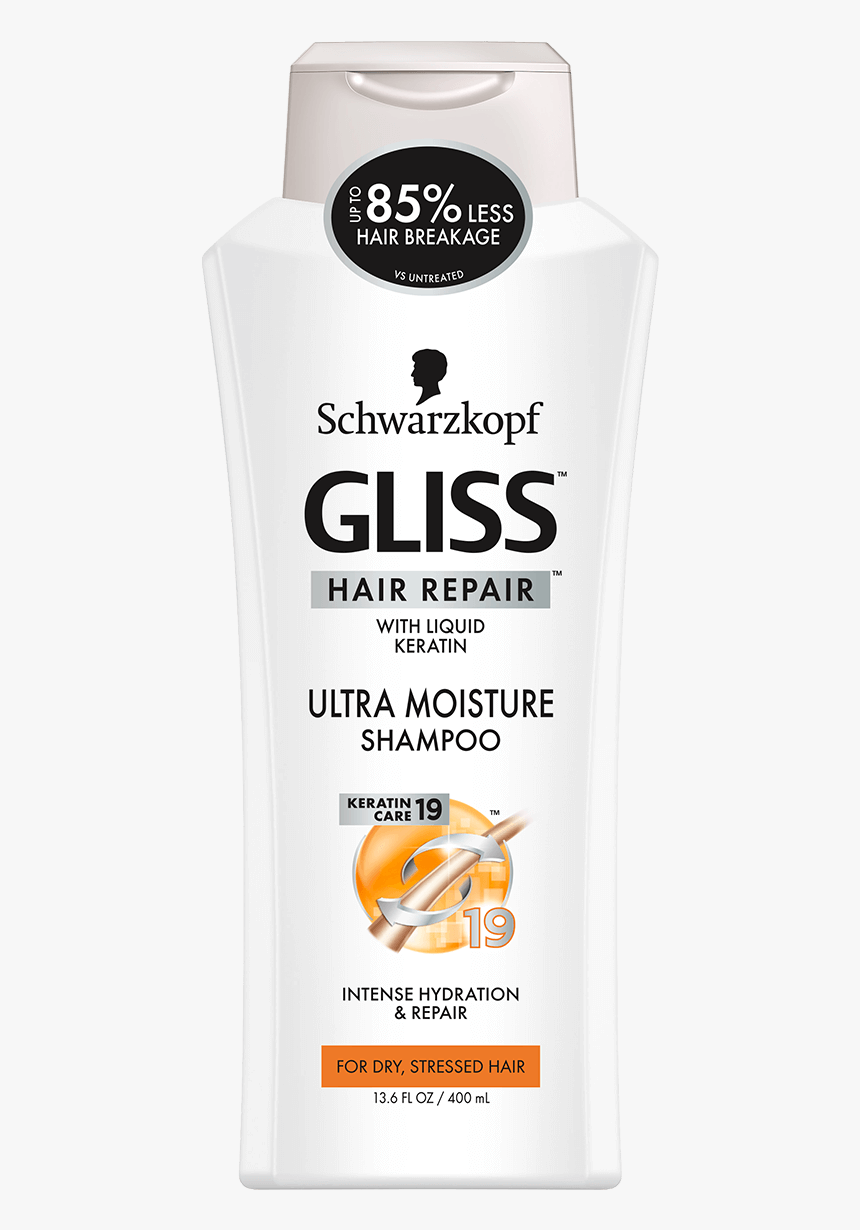 Gliss Us Ultra Moisture Shampoo - Gliss Shampoo For Dry Hair, HD Png Download, Free Download