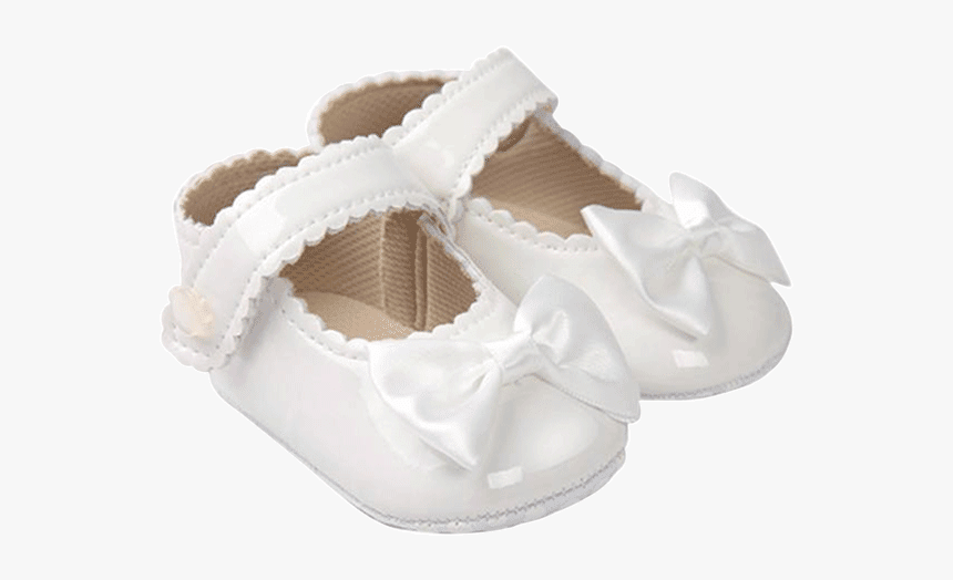 Petite Bello Shoes White / 0-6 Months Baby Girl Bow - Ballet Flat, HD Png Download, Free Download