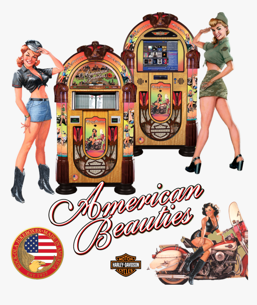 Rock-ola American Beauties Jukeboxes - Jukebox Harley, HD Png Download, Free Download