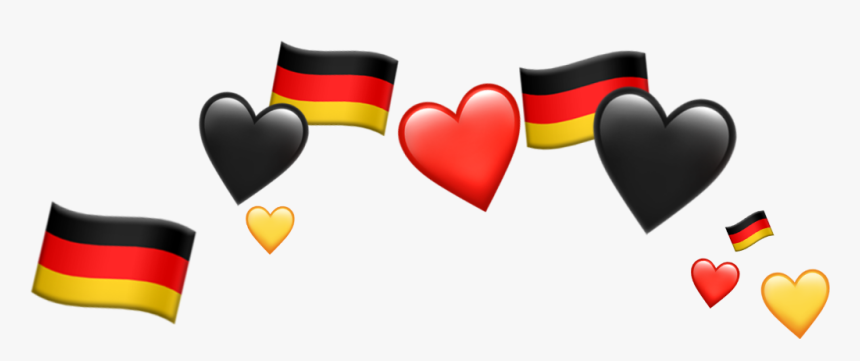 #snapchat #german #germany #germany🇩🇪 #germanflag - Heart, HD Png Download, Free Download