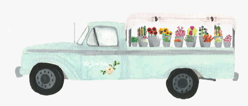 Lb Flower Truck Copy - Pickup Truck, HD Png Download, Free Download