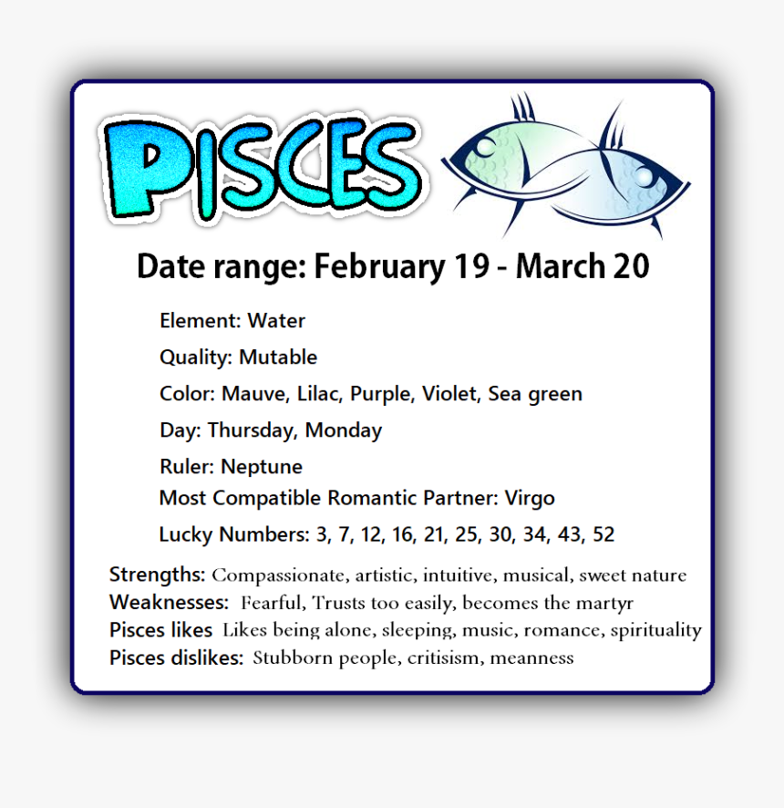 Horoscope Pisces Sign - Great White Shark, HD Png Download, Free Download