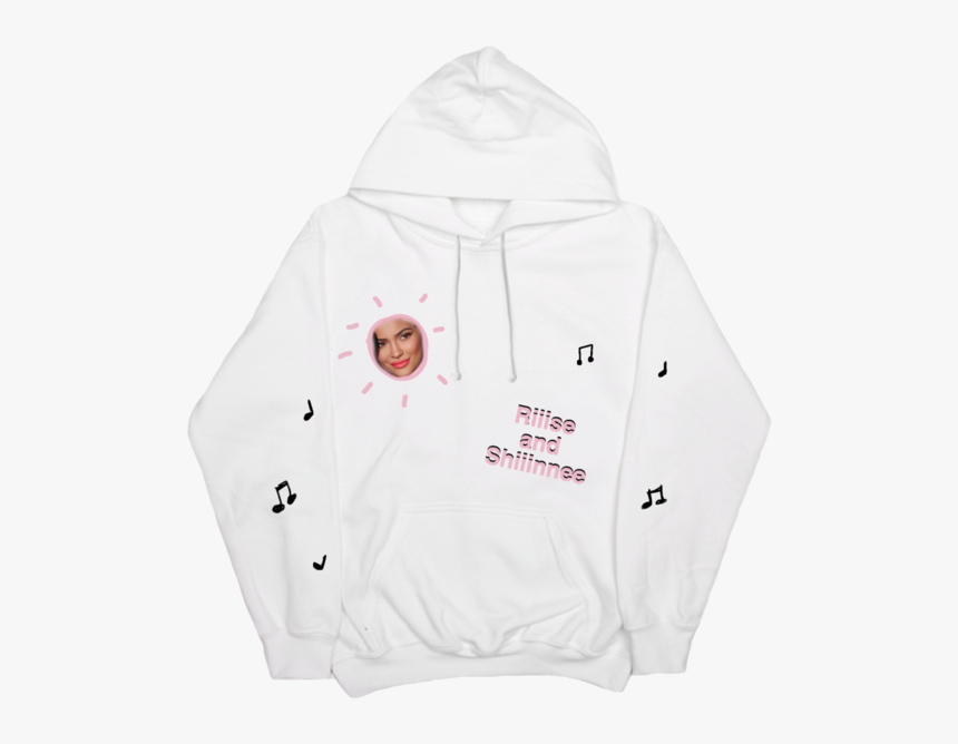 White Kylie Jenner Hoodie - Kylie Jenner Rise And Shine Hoodie, HD Png Download, Free Download