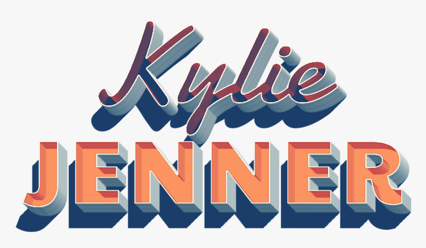 Kylie Jenner Name Png Ready Made Logo Effect Images - Graphic Design, Transparent Png, Free Download