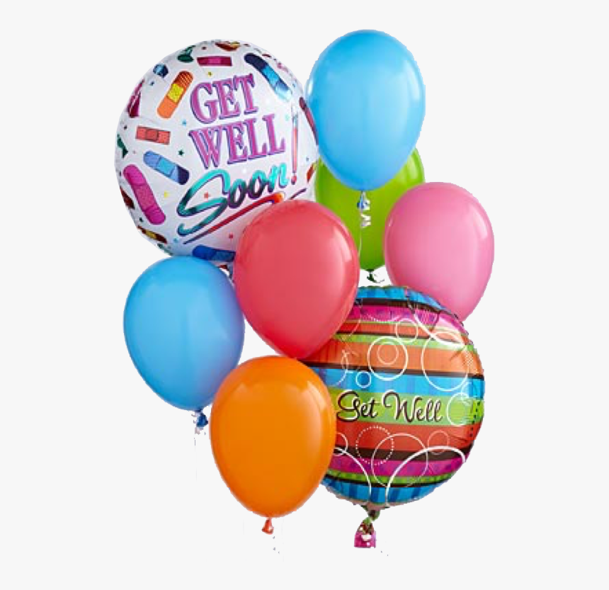 Image Of The Get Well Balloons - Feel Better Soon Balloons, HD Png Download, Free Download