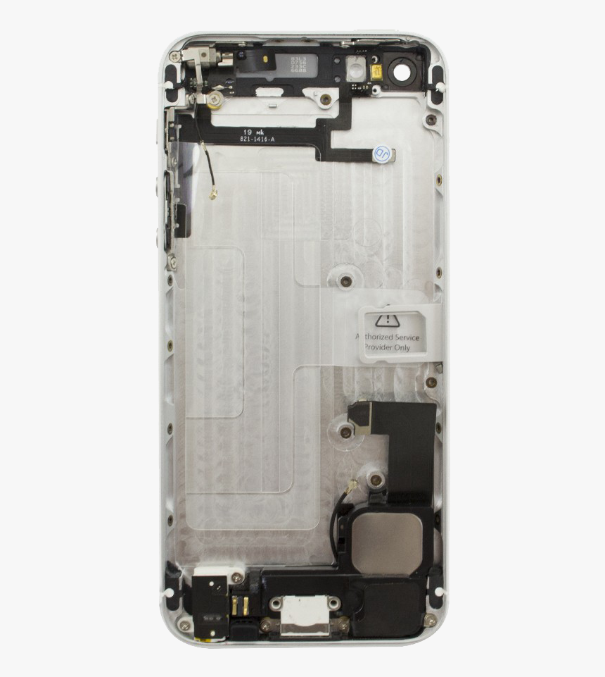 Iphone 5 White Rear Case & Internal Parts - Iphone, HD Png Download, Free Download