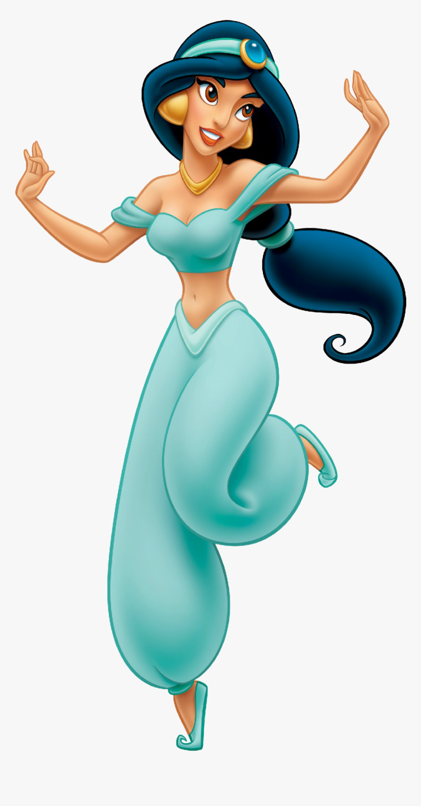 Comb Clipart Mulan - Princess Jasmine Transparent Background, HD Png Download, Free Download