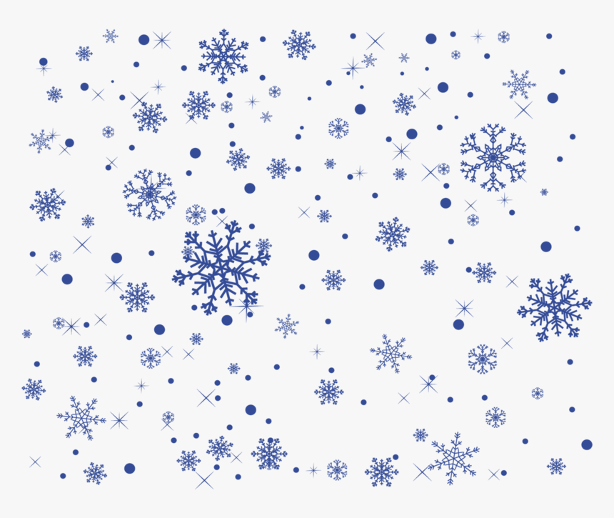 Blue Snowflake Background Png Download - Free Snowflake Png Background, Transparent Png, Free Download