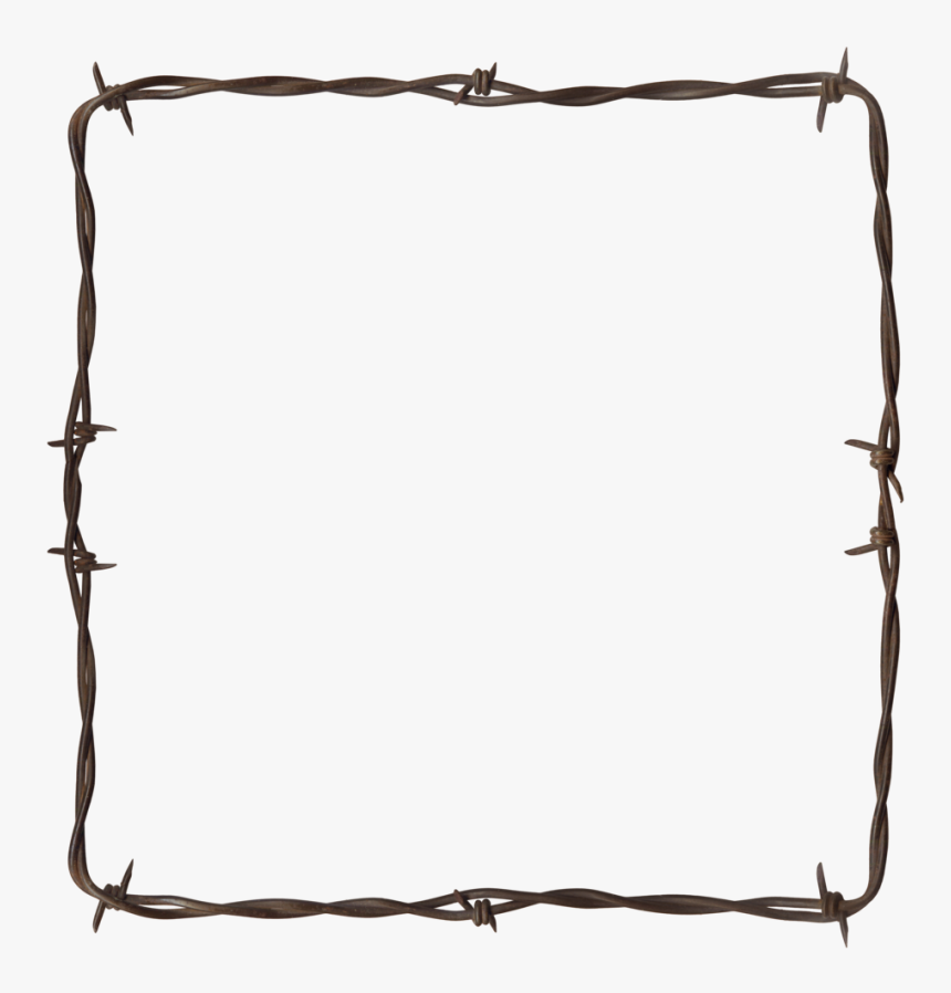 Barbwire Png Image - Clip Art Barbed Wire Frame, Transparent Png, Free Download