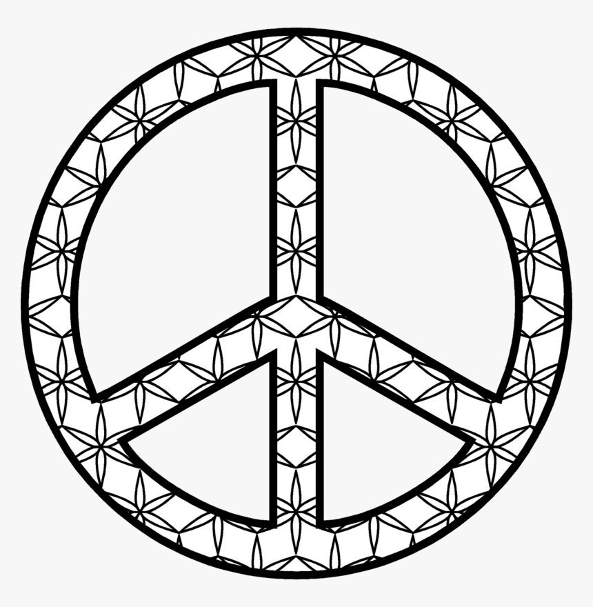 Peace Symbol Png, Download Png Image With Transparent - Peace Symbol For Colour, Png Download, Free Download
