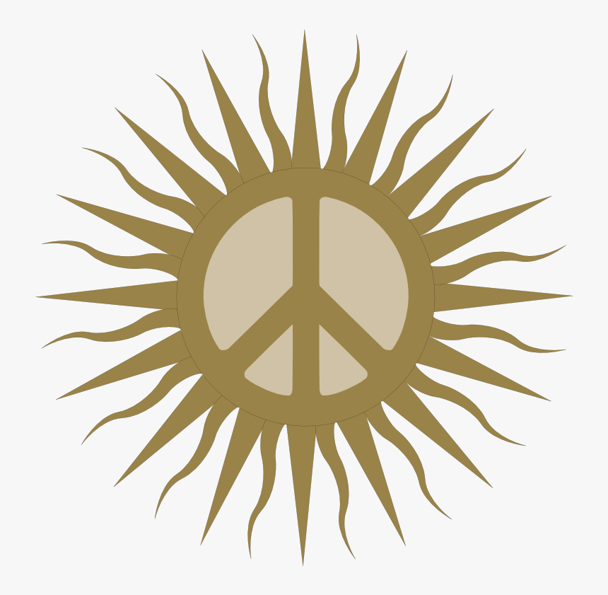 Svg Sun Peace Symbol Scallywag Peacesymbol - Summer Solstice Tarot Spread, HD Png Download, Free Download
