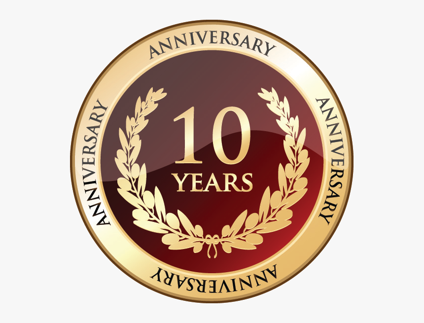 10th Anniversary Celebrations Png, Transparent Png, Free Download