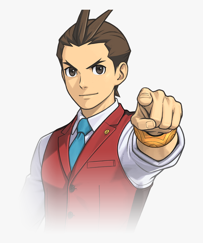 Ace Attorney Clipart Png - Ace Attorney Apollo Png, Transparent Png, Free Download