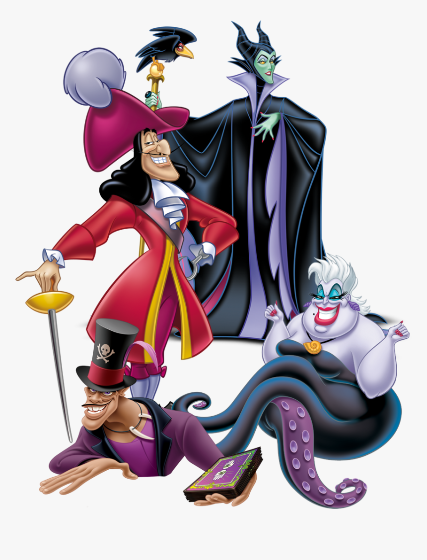 Transparent Disney Villain Clipart - Captain Hook Cartoon Characters, HD Png Download - kindpng Transparent Disney Villain Clipart - Captain Hook Cartoon Characters, HD Png Download - kindpng