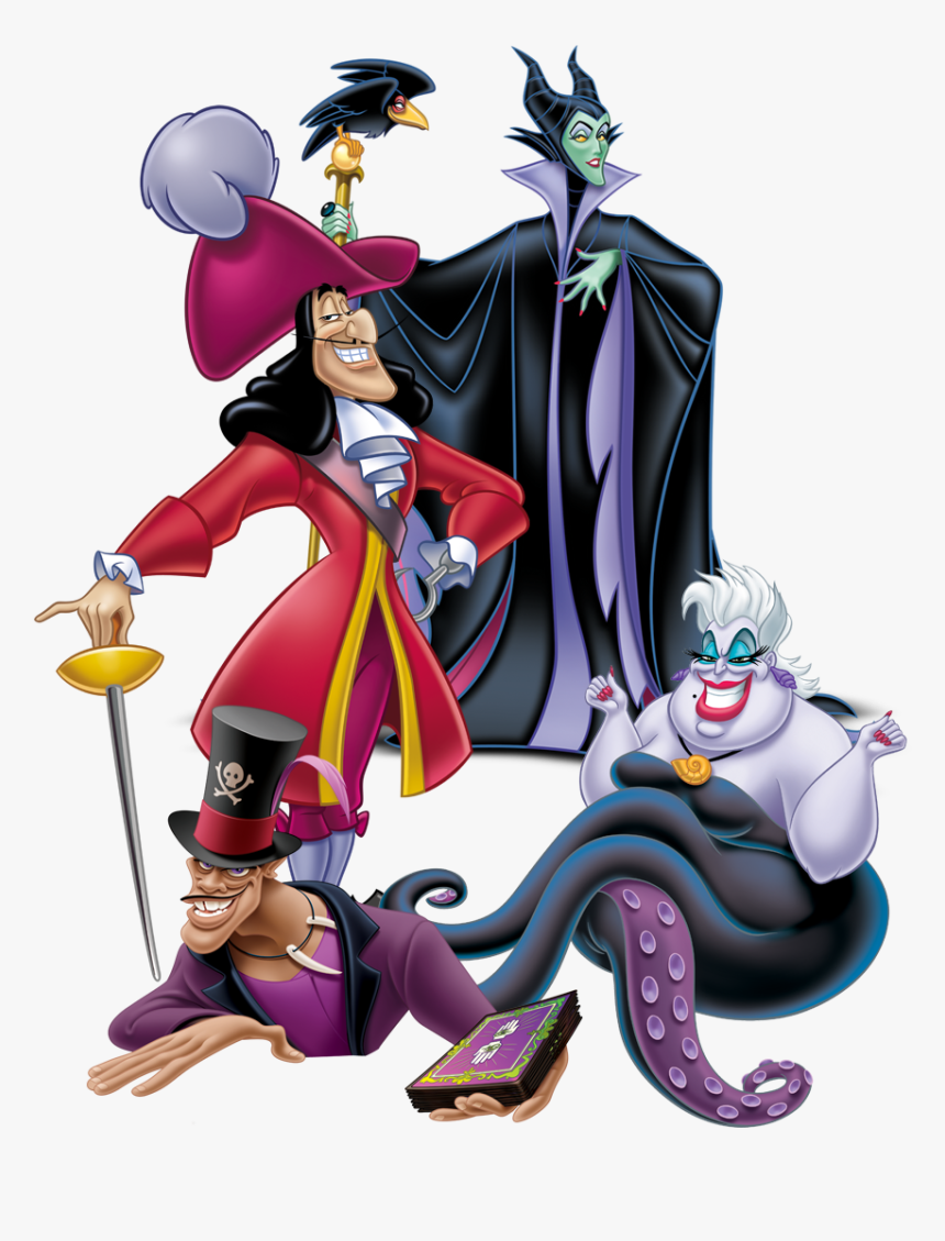 Transparent Disney Villain Clipart - Captain Hook Cartoon Characters, HD Png Download, Free Download