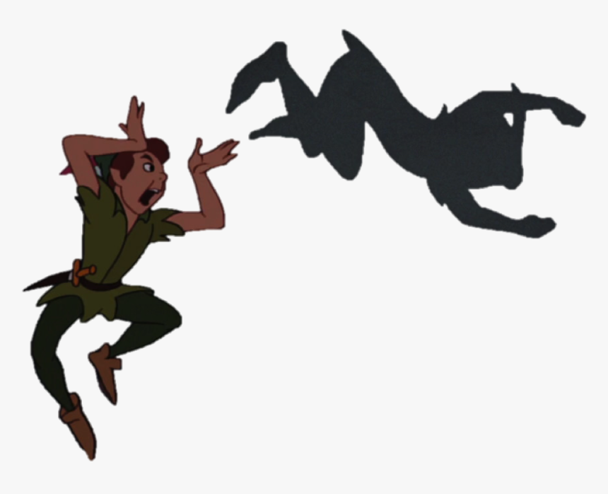 Peter Pan T-shirt Tinker Bell Drawing - Creepy Peter Pan Shadow, HD Png Download, Free Download
