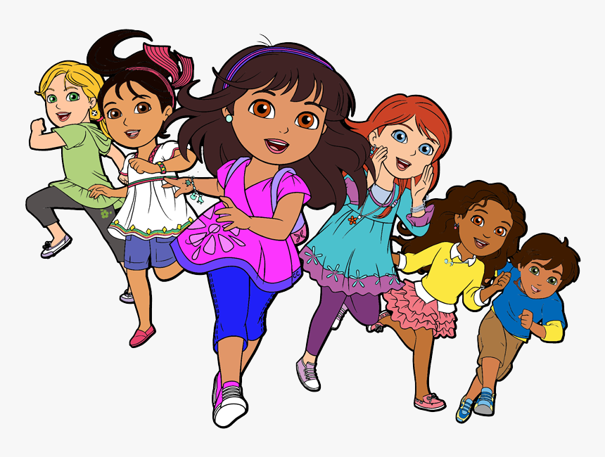 Dora And Friends - Friends Image In Cartoon, HD Png Download, Free Download