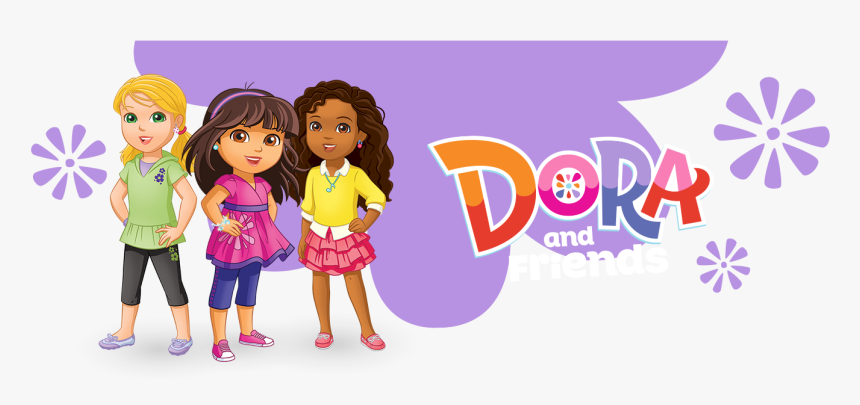 Property Header Dora And Friends Desktop Portrait 2x - Dora Friends Nick Jr, HD Png Download, Free Download