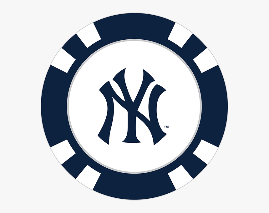 New York Yankees Poker Chip Ball Marker - Dallas Stars Poker Chip, HD Png Download, Free Download