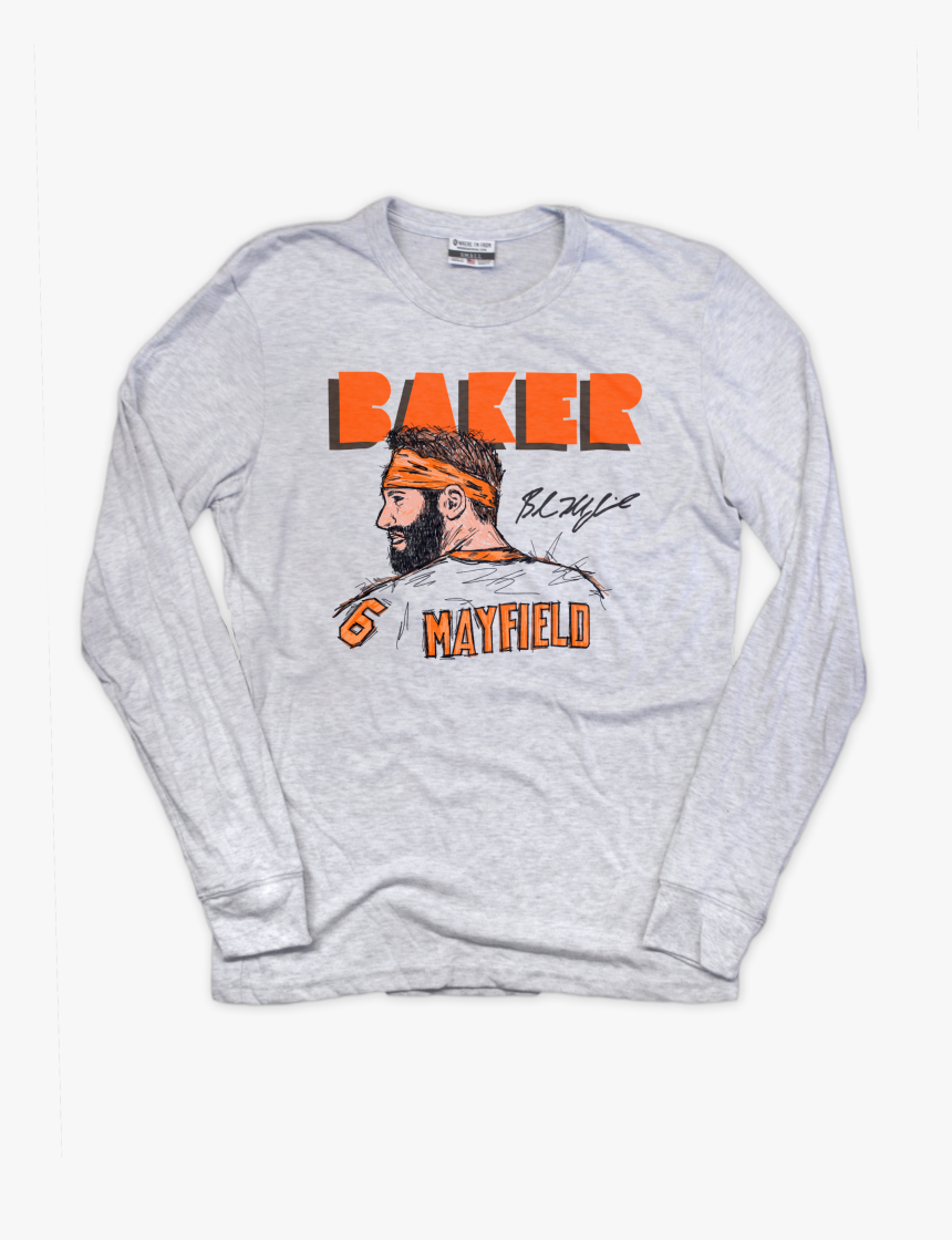 Baker Long Sleeve T-shirt - Baker Mayfield Merch, HD Png Download, Free Download