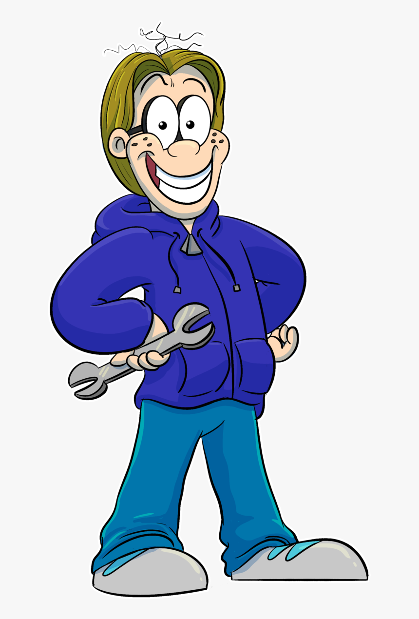 Inventor-boy - Cartoon, HD Png Download, Free Download