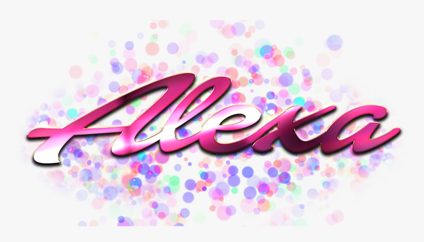 Alexa Name Logo Bokeh Png - Anastasia Name, Transparent Png, Free Download
