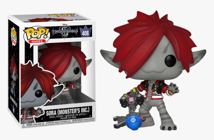 Kingdom Hearts 3 Sora Monsters Inc - Funko Pop Sora Monsters Inc, HD Png Download, Free Download