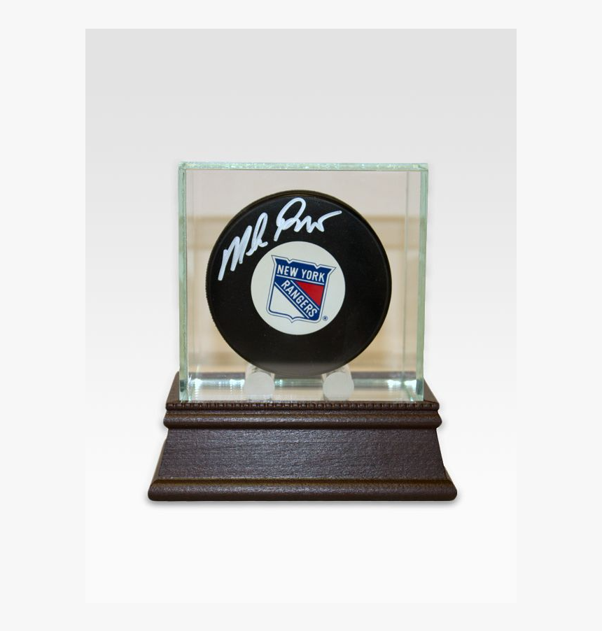 Mike Richter Autographed New York Rangers Hockey Puck - New York Rangers, HD Png Download, Free Download