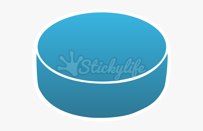 Hockey Puck Static Cling - Circle, HD Png Download, Free Download