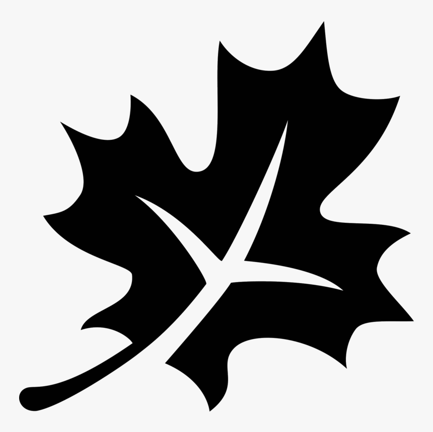 Autumn Png Black And White-pl - Autumn Leaf Icon, Transparent Png, Free Download