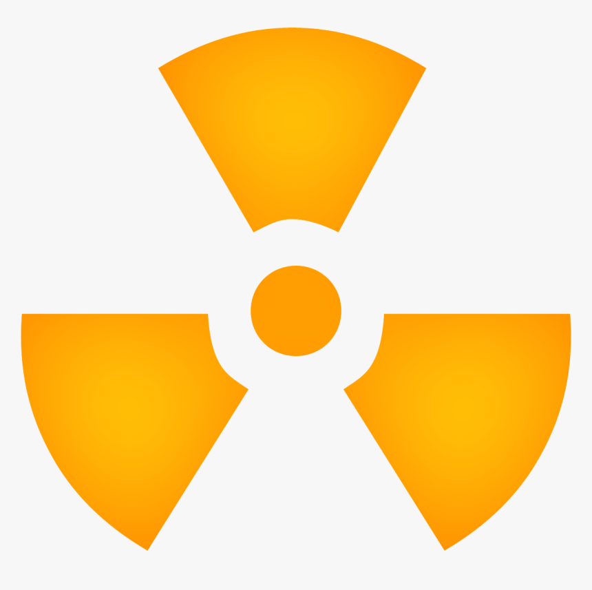 Yellow Radiation Sign Png Image - Black And White Hazard Symbols, Transparent Png, Free Download