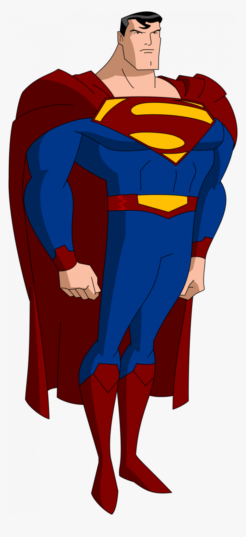 Justice League Cartoon Superman Png Download Cartoon Superman Justice League Transparent Png Kindpng
