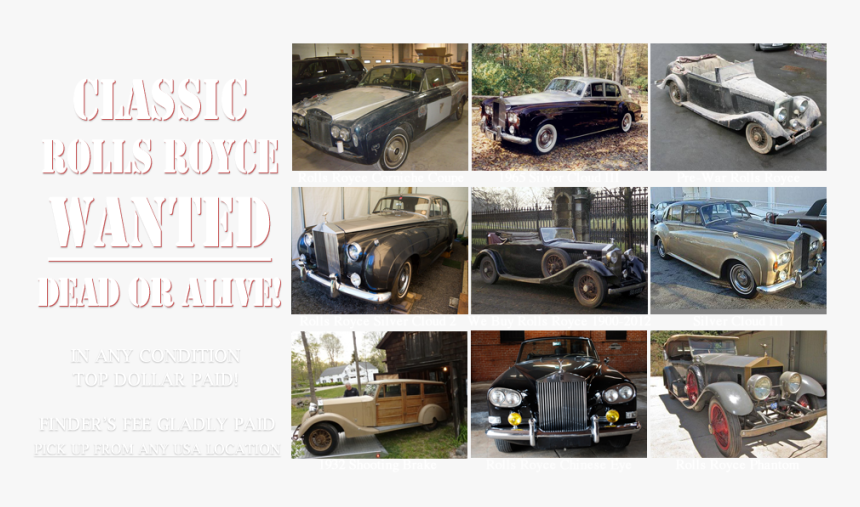 Sell Classic Rolls Royce - Antique Car, HD Png Download, Free Download