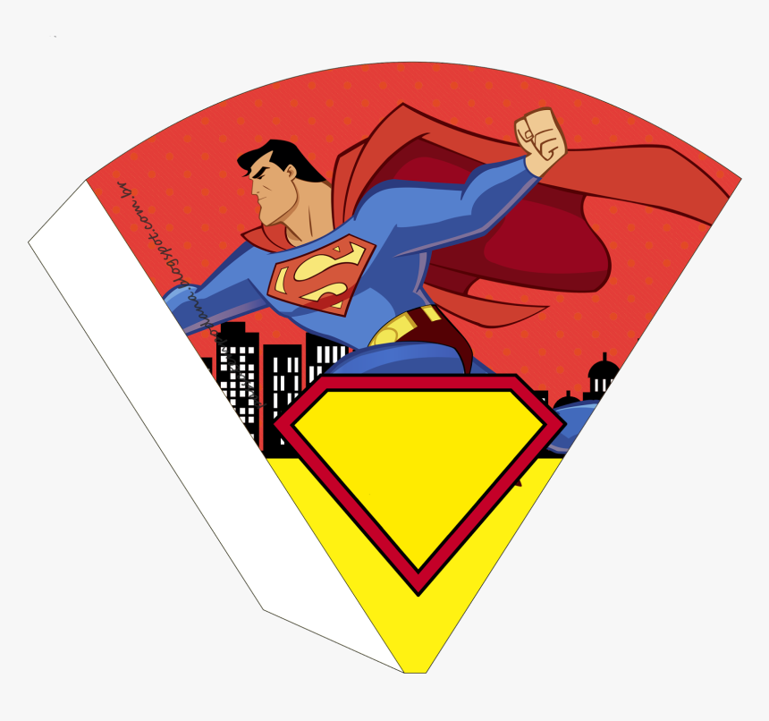 Transparent Superman Clipart - Cone Do Super Man, HD Png Download - kindpng
