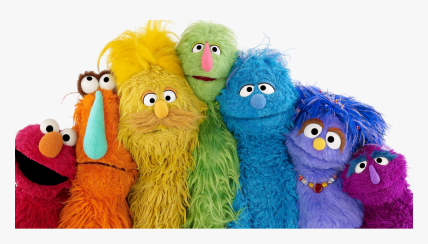 Sesame Street Monster Rainbow, HD Png Download, Free Download