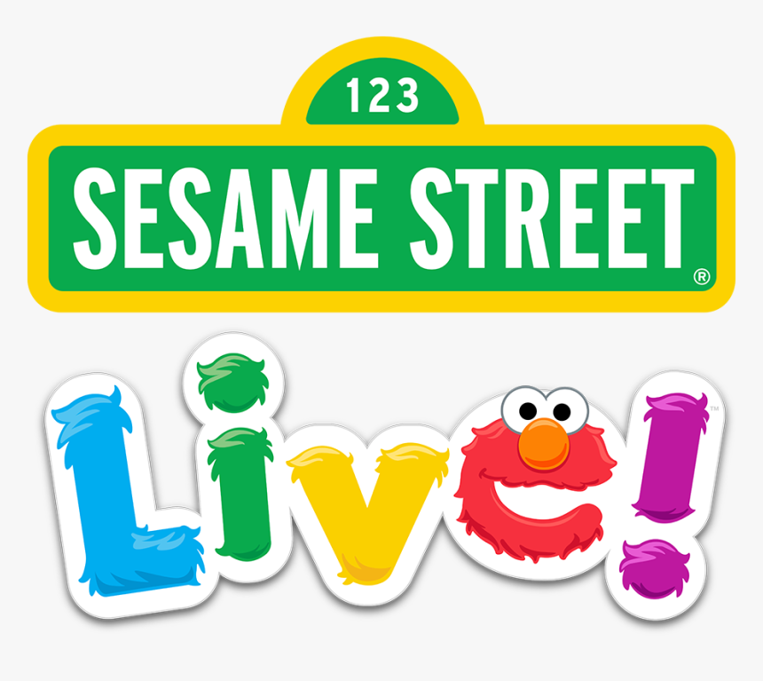 Sesame Street Live Logo - Sesame Street Live Lets Party, HD Png Download, Free Download