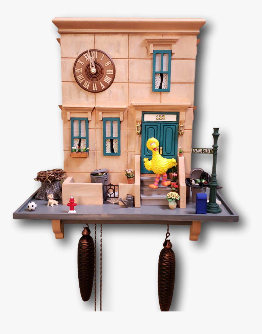 Sesame Street Cuckoo Clock"
 Class="img Responsive - Shelf, HD Png Download, Free Download