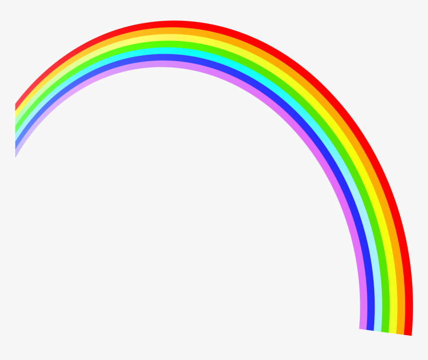 Rainbow Png Image - Rainbow Cartoon White Background, Transparent Png, Free Download