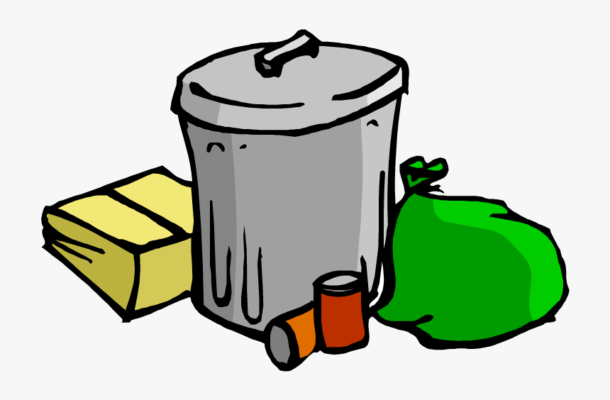 Rubbish Bins & Waste Paper Baskets Garbage Trash Clip - Garbage Clipart Transparent, HD Png Download, Free Download