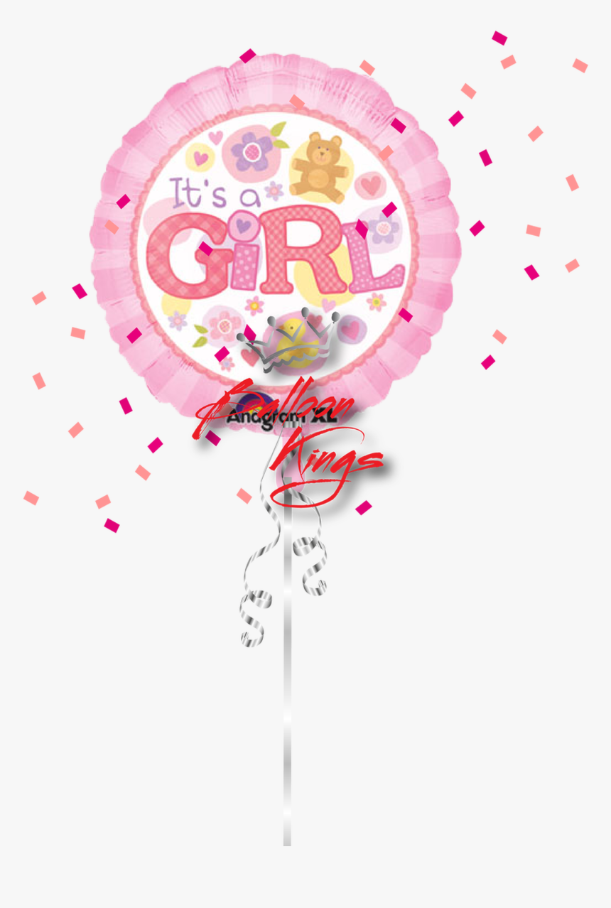 Its A Girl Teddy Bear - Its A Girl Balloon, HD Png Download, Free Download